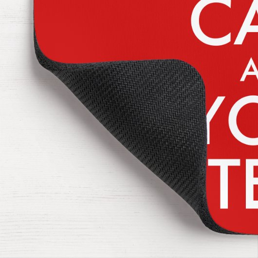 Calm保とYour Text マウスパッド (コーナー)