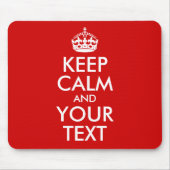 Calm保とYour Text マウスパッド (正面)