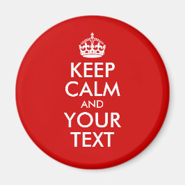 Calm保とYour Text マグネット