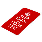 Calm保とYour Text マグネット (左側)