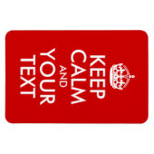 Calm保とYour Text マグネット (横)