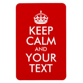 Calm保とYour Text マグネット