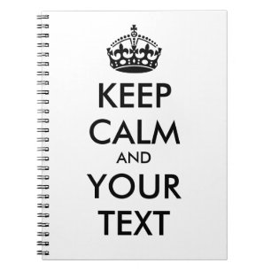 CALM保とYOUR TEXT – 黒 ノートブック