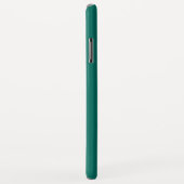 Calm保とYour Text On深いターコイズ Case-Mate iPhoneケース (裏面/右)