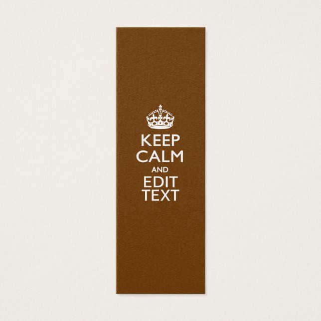 Calm保とYour Text on Brown (正面)