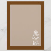 Calm保とYour Text on Brown (正面)