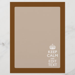 Calm保とYour Text on Brown