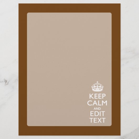 Calm保とYour Text on Brown (正面)