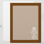Calm保とYour Text on Brown (正面/裏面)
