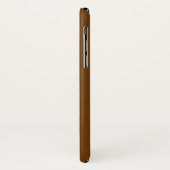 Calm保とYour Text on Brown Decor Case-Mate iPhoneケース (裏面/左)