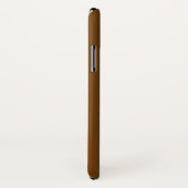 Calm保とYour Text on Brown Decor Case-Mate iPhoneケース (裏面/右)