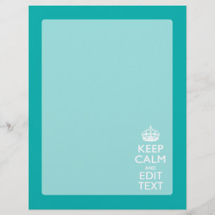 Calm保とYour Text Peacockターコイズアクセント