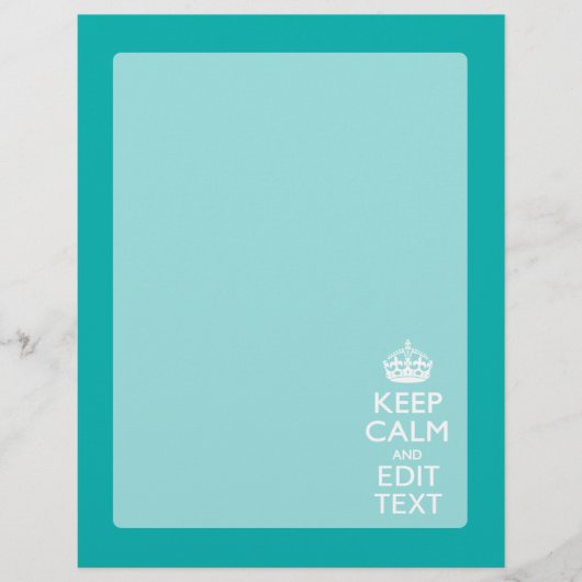 Calm保とYour Text Peacockターコイズアクセント (正面)