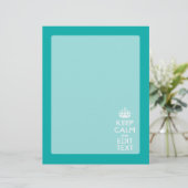 Calm保とYour Text Peacockターコイズアクセント (スタンド正面)