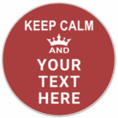 CALM保とYOUR TEXT SIGN and Floor シール (正面)