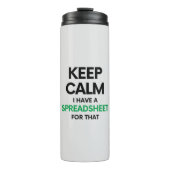 Calm保はスプレッドシートを持っている – Excel タンブラー (正面)