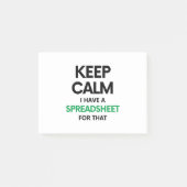Calm保はスプレッドシートを持っている – Spreadsh ポストイット (正面)