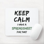 Calm保はスプレッドシートを持っている – Spreadsh マウスパッド (マウス)
