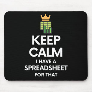 Calm保はスプレッドシートを持っている – Spreadsh マウスパッド