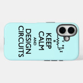 Calm保デザイン回路 Case-Mate iPhoneケース (裏面 (横))