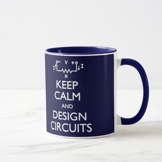 Calm保デザイン回路Mug マグカップ (右)