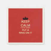 CALM保ハおもしろいリー&メガン紙パーティーナプキンス スタンダードカクテルナプキン (正面)