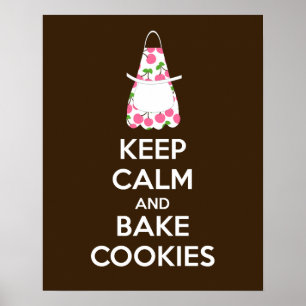 Calm保 and Bake Cookiesポスタープリント ポスター