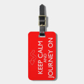 Calm保 and Journey On Lagueタグ ラゲッジタグ (正面縦)