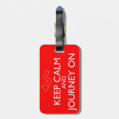 Calm保 and Journey On Lagueタグ ラゲッジタグ (裏面縦)
