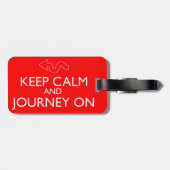 Calm保 and Journey On Lagueタグ ラゲッジタグ (裏面横)