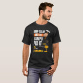 Calm保 And Let Campo Fix It Handyman Construtti Tシャツ (正面フル)