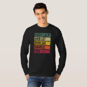 Calm保 And Let Duncanがこのレトロ引用文 Tシャツ (正面フル)