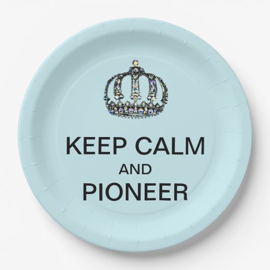 CALM保 AND PIONEER紙プレート ペーパープレート (正面)