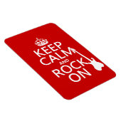 Calm保 and Rock On （ギター） （任意の色） マグネット (右側)
