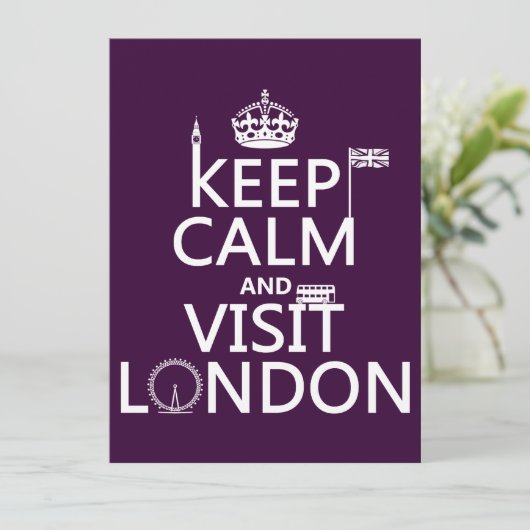 Calm保 and Visit London 招待状 (スタンド正面)