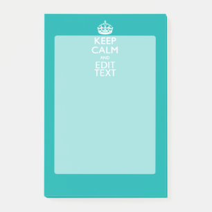 Calm保 And Your Text Peacockターコイズアクセント ポストイット