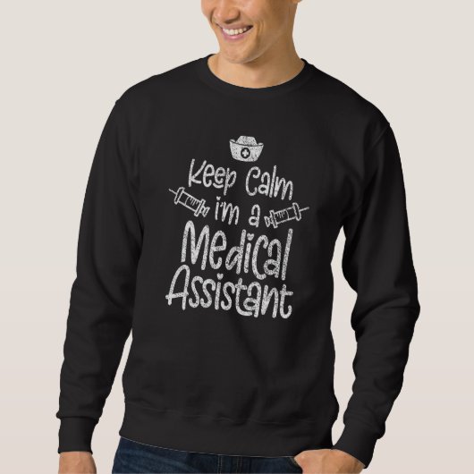 Calm保 I'A Medical Assistant Clinical Technic スウェットシャツ (正面)