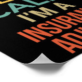 Calm保 I's A Insurance Adjuster ポスター (角)