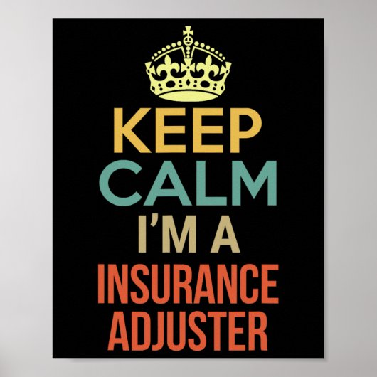Calm保 I's A Insurance Adjuster ポスター (正面)