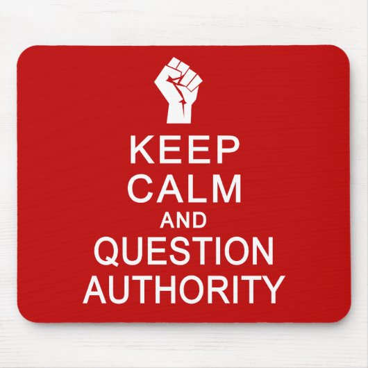 Calm保 & Question Authorityモジュール マウスパッド (正面)