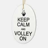 Calm保 & Volleyオンオーナメントカスタマイズ, セラミックオーナメント (左)