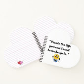 Calm抽象芸術スパイラルノートブック ノートブック (内部)