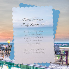 Calm海ビーチファミリー懇親会招待状 招待状