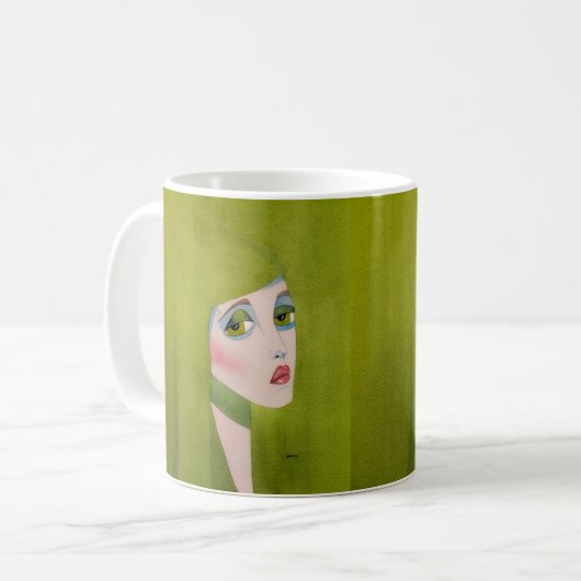 "Calm" コーヒーマグカップ (正面左)