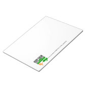 Calm パーソナライズされた EXCELに保対するスプレッドシート忍者 ノートパッド (アングル)