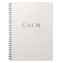 Calm – ミニマルタイポグラフィーノート