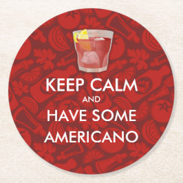 Calm 保 – アメリカーノ ラウンドペーパーコースター