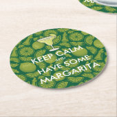 Calm 保 – マルガリータ ラウンドペーパーコースター (アングル)