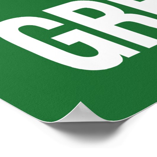 Calm 保 & Adopt a Greyhound ポスター (角)