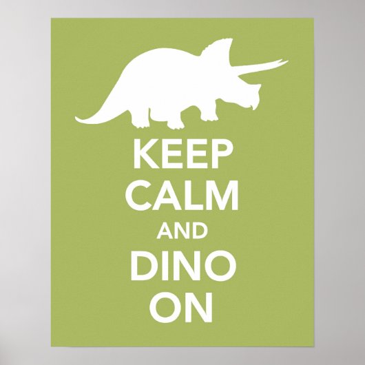 Calm 保 and Dinoオンプリントまたはポスター ポスター (正面)